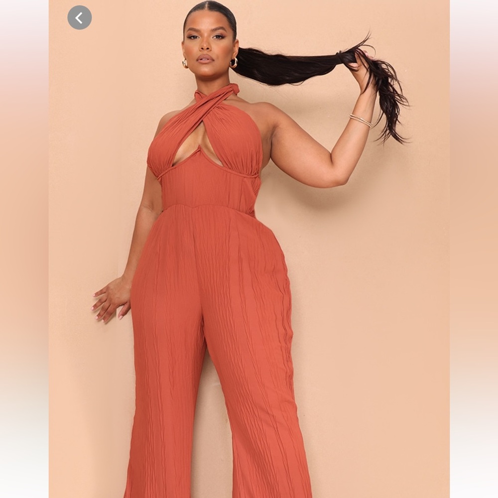Copper brown romper